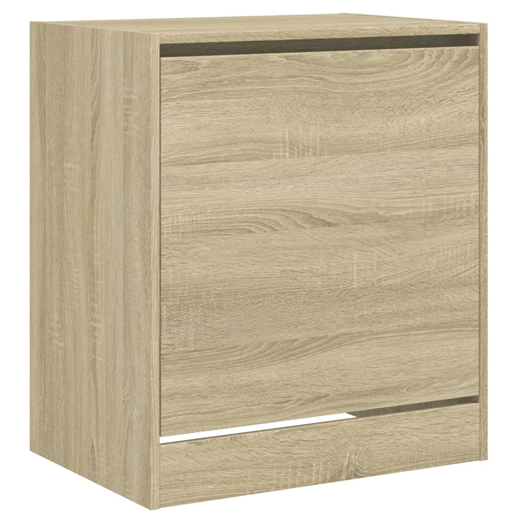 Shoe Cabinet Sonoma Oak 60x42x69 cm Engineered Wood