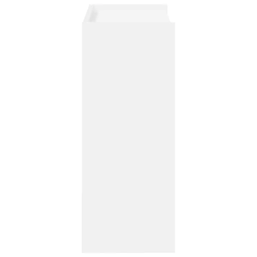 Shoe Rack White 60x25x62 cm Engineered Wood