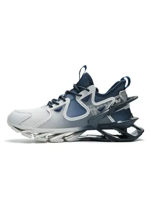 Slip Resistant Breathable Flyweave Gradient Blade Shoes