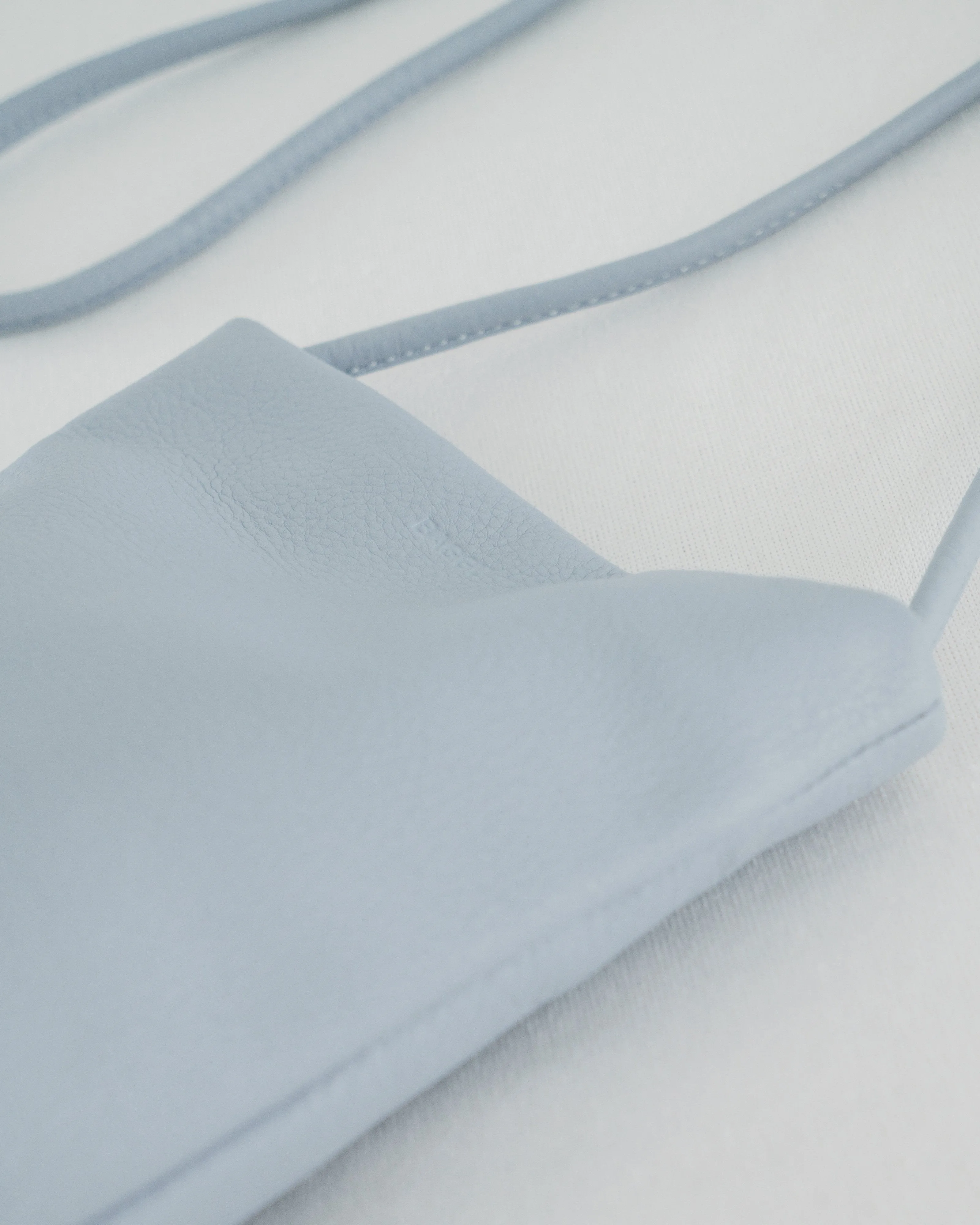 Soft Crossbody Purse - Soft Blue