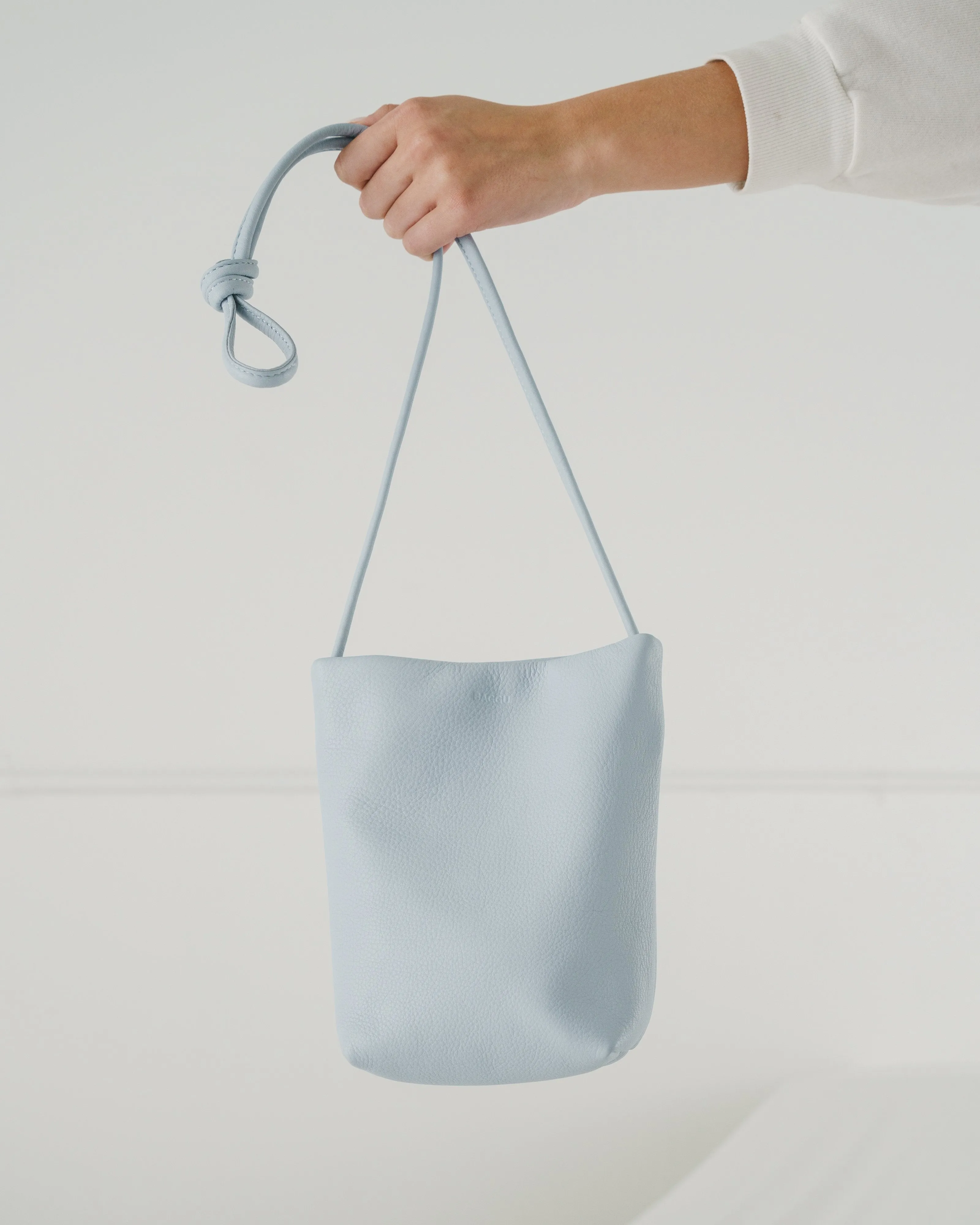 Soft Crossbody Purse - Soft Blue