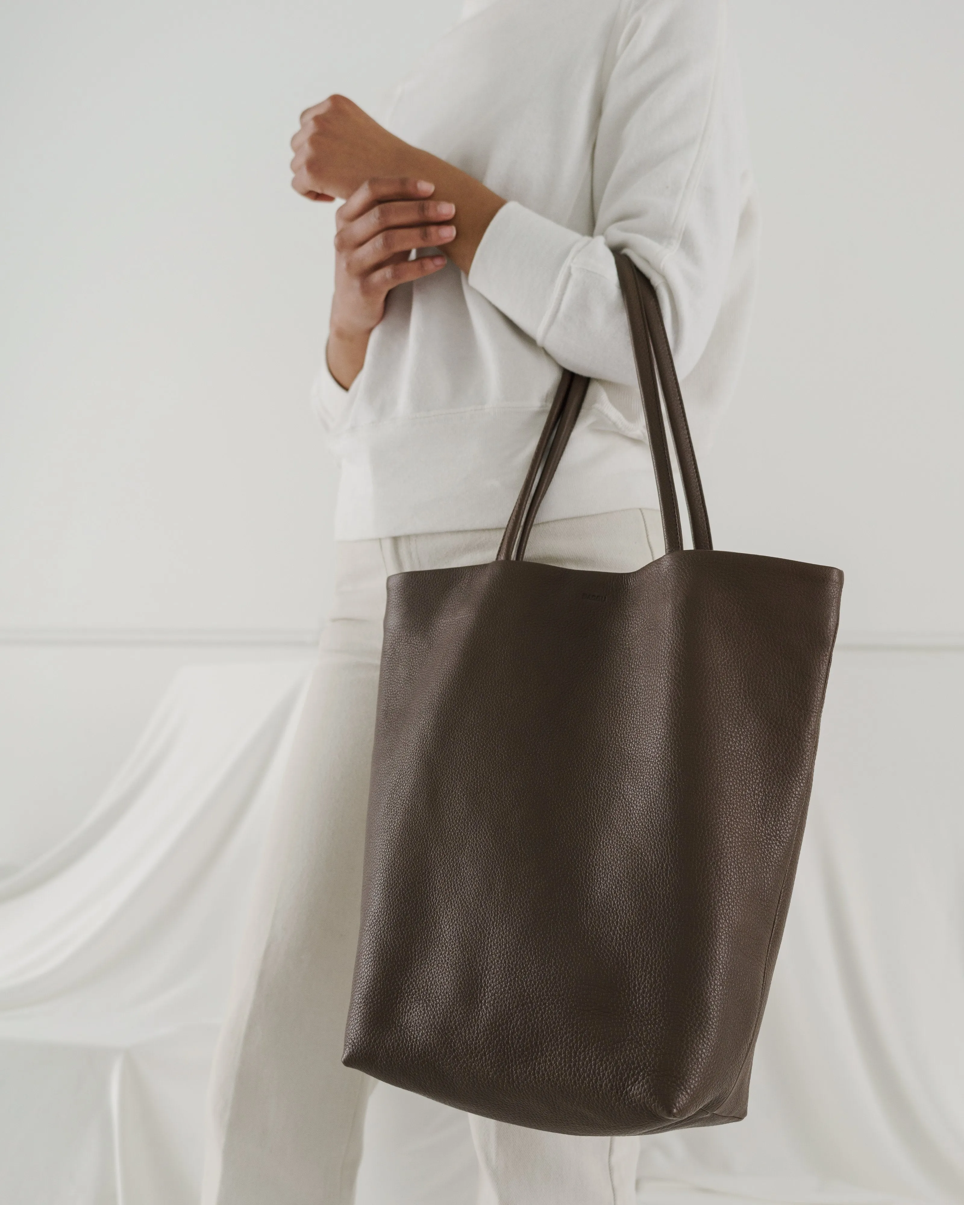 Soft Large Tote - Chocolate