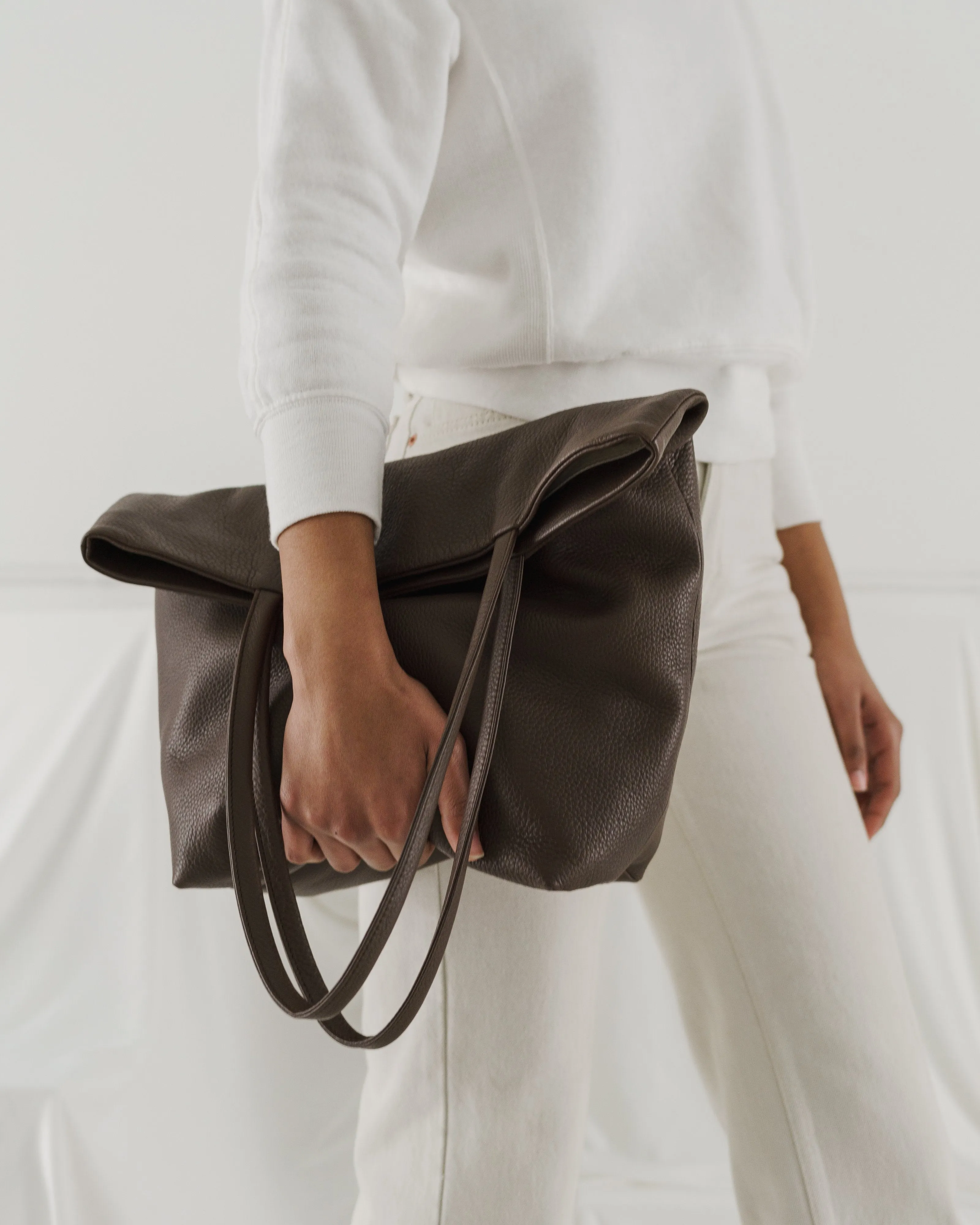 Soft Large Tote - Chocolate