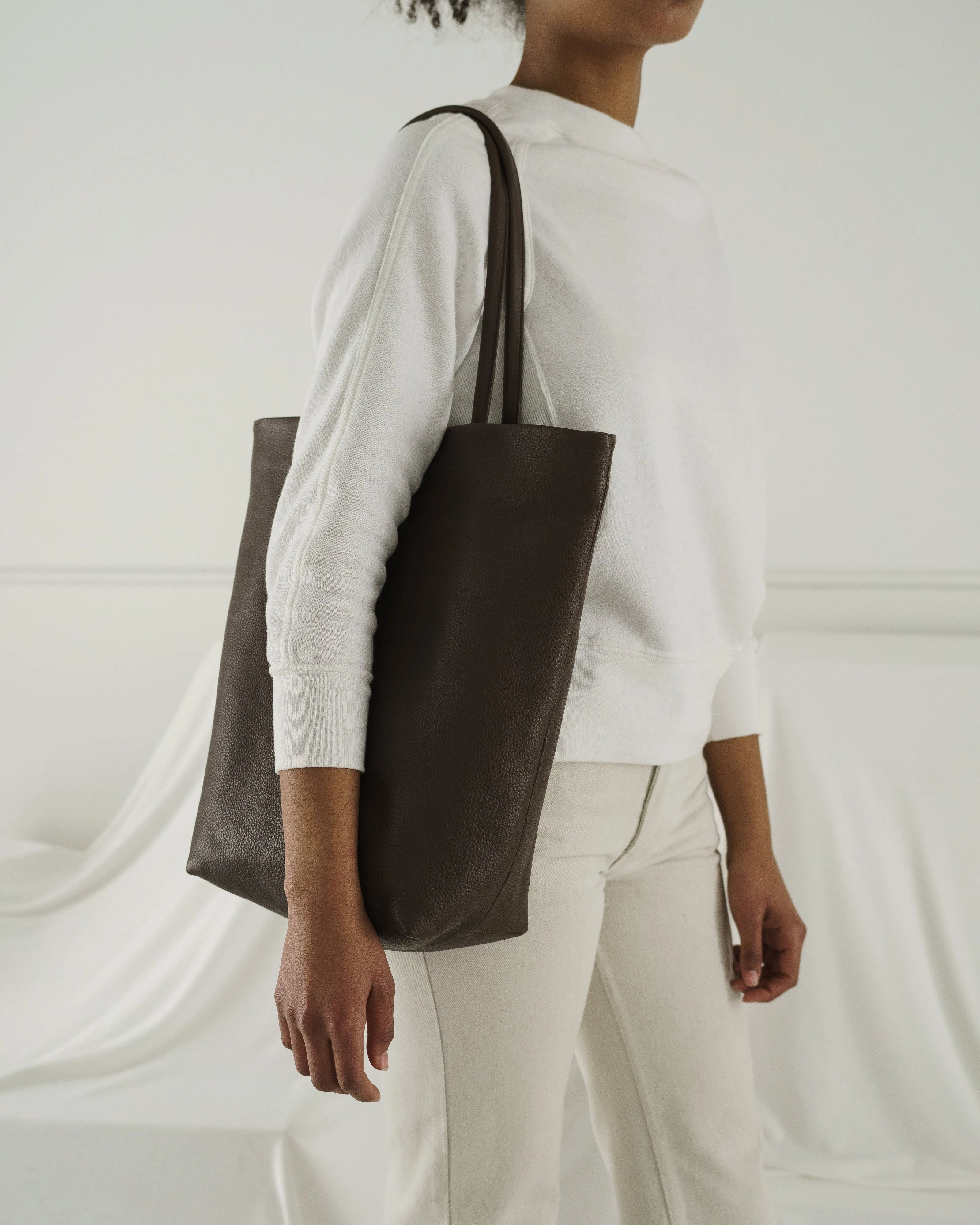 Soft Large Tote - Chocolate