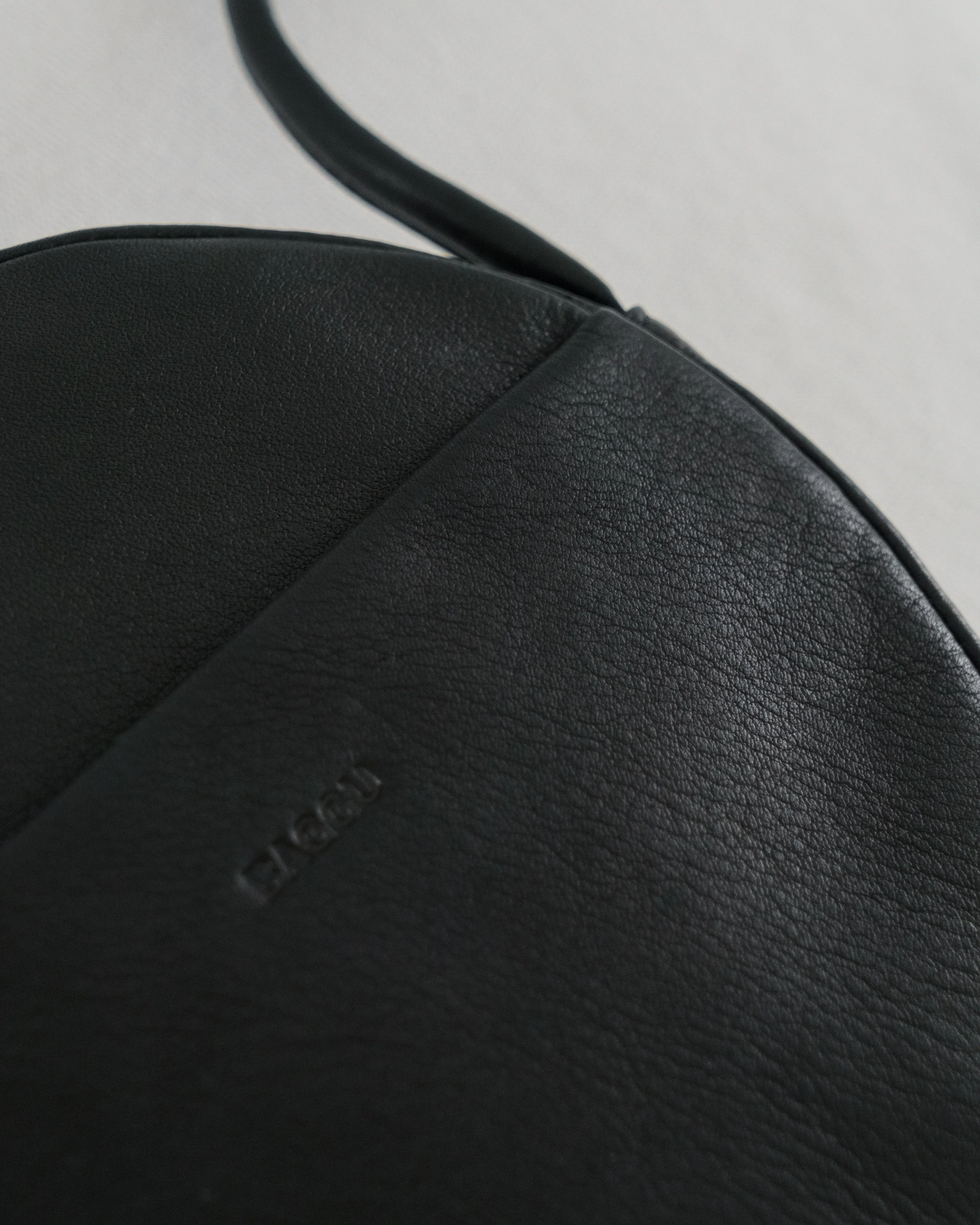 Soft Mini Circle Purse - Black