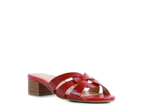 SONNET Low Heel Slide Sandals