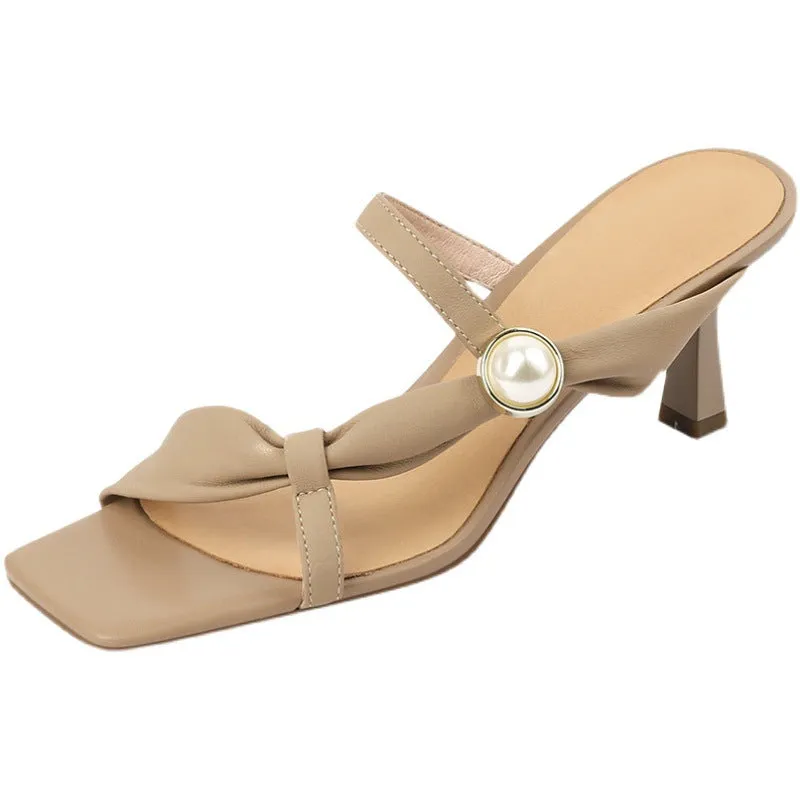 Stylish Summer New Arrival: Square Toe Strappy Sandals