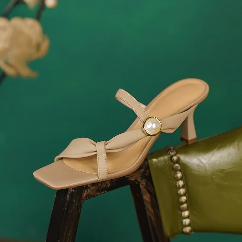 Stylish Summer New Arrival: Square Toe Strappy Sandals
