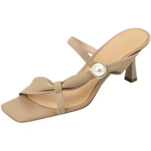 Stylish Summer New Arrival: Square Toe Strappy Sandals