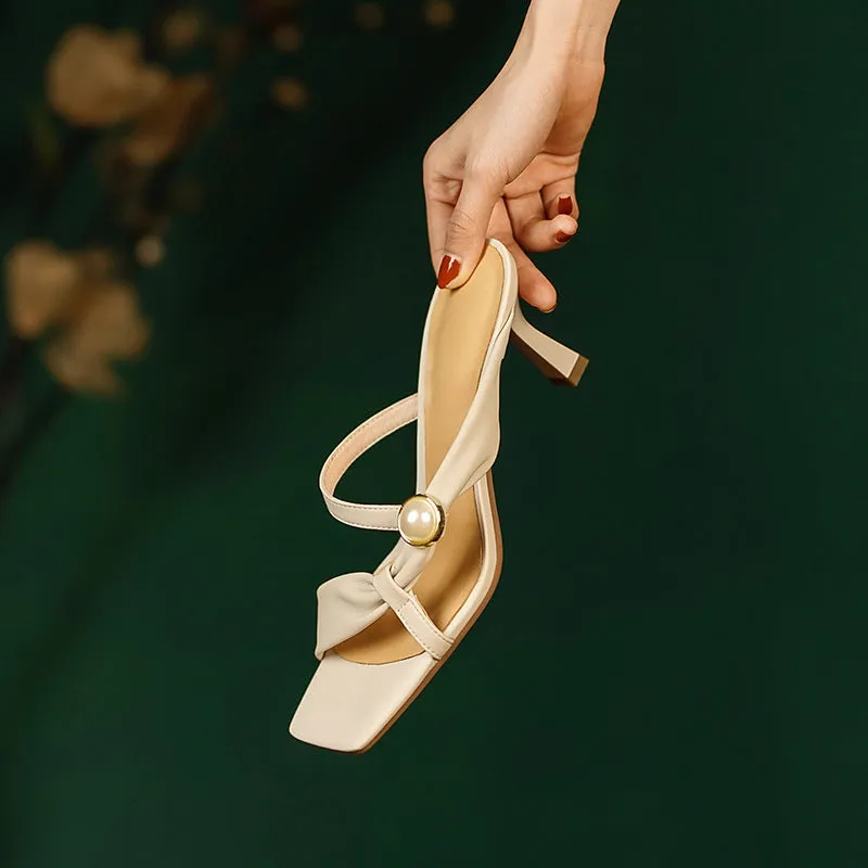 Stylish Summer New Arrival: Square Toe Strappy Sandals
