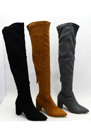 THE EMILY THIGH HIGH BOOT-BLACK