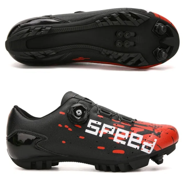 The latest self-locking road bike shoes men Spd sneakers