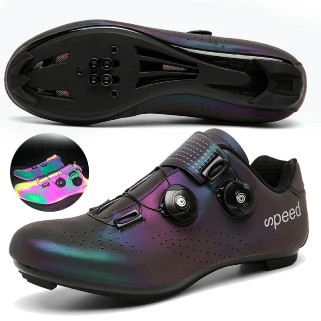 The latest self-locking road bike shoes men Spd sneakers