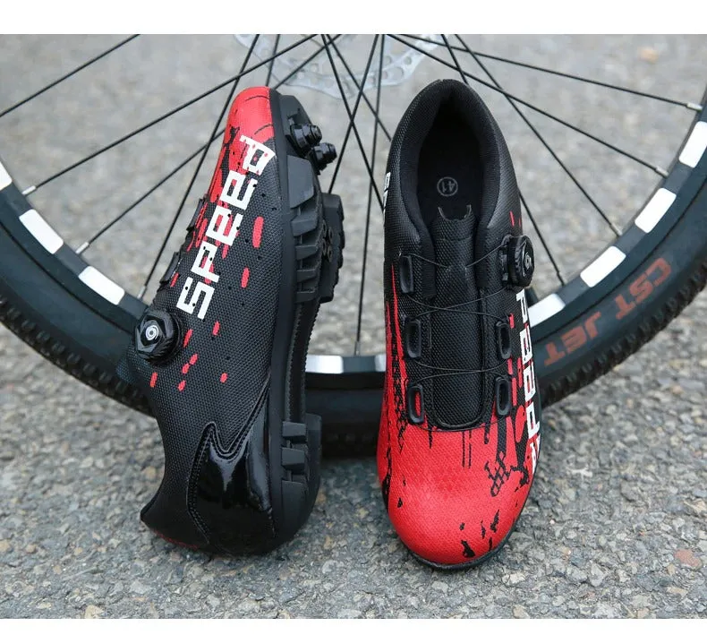 The latest self-locking road bike shoes men Spd sneakers
