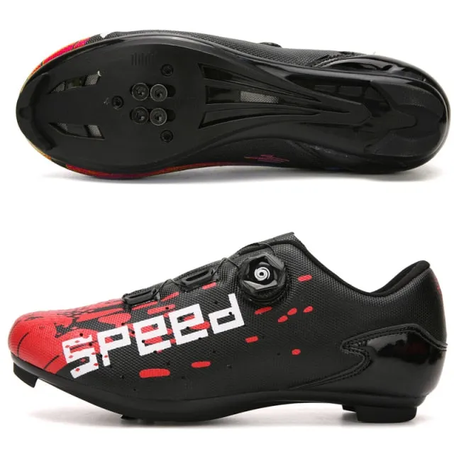 The latest self-locking road bike shoes men Spd sneakers