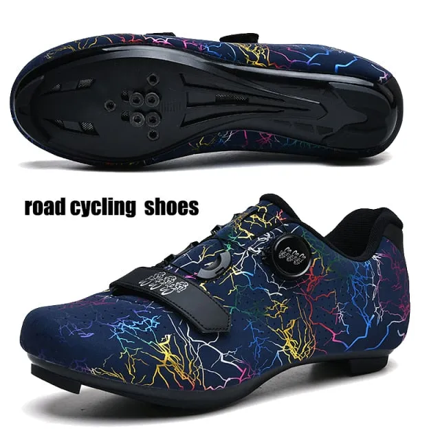 The latest self-locking road bike shoes men Spd sneakers