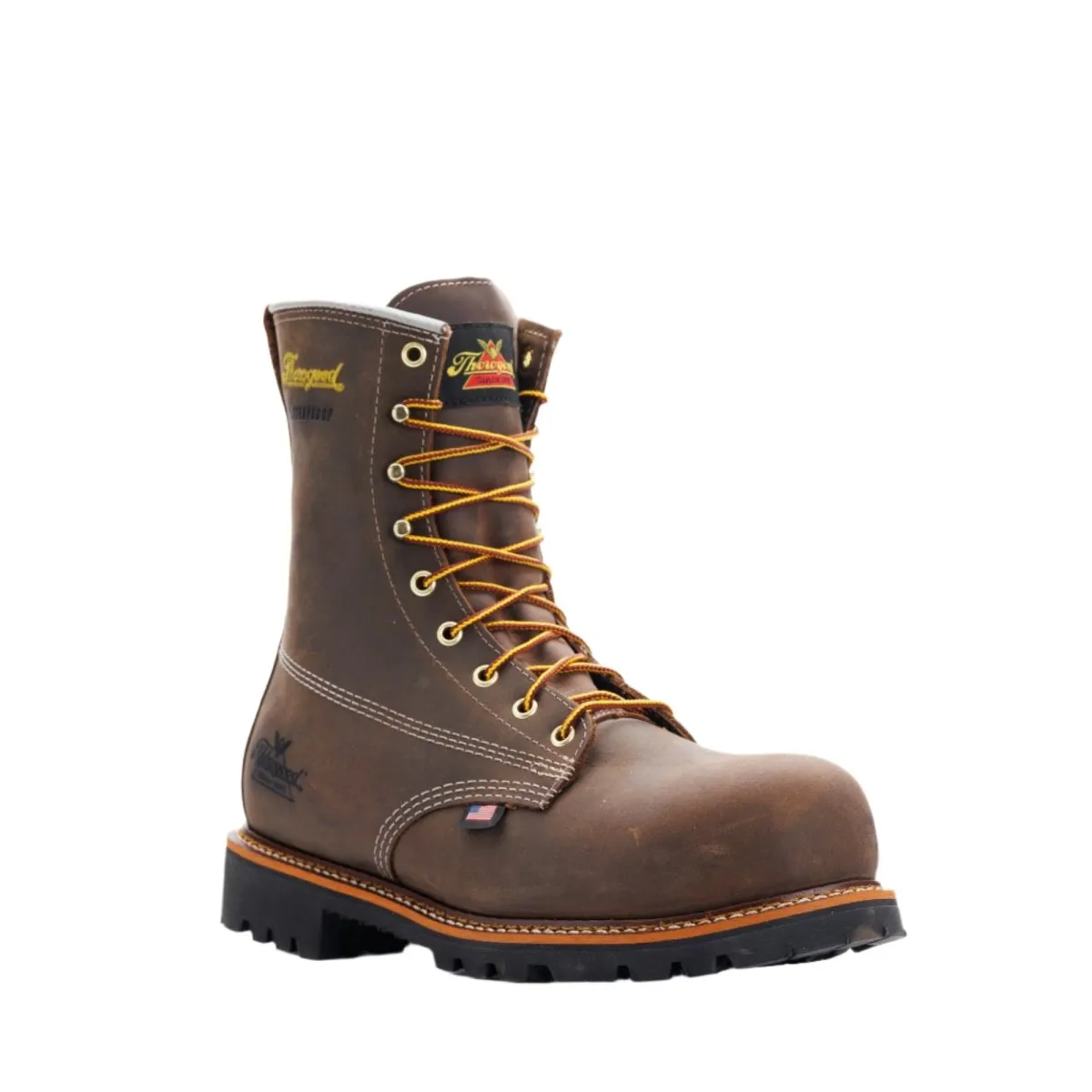 Thorogood Men's 8" American Legacy Series Crazy Horse Waterproof Nano Comp Toe Work Boot