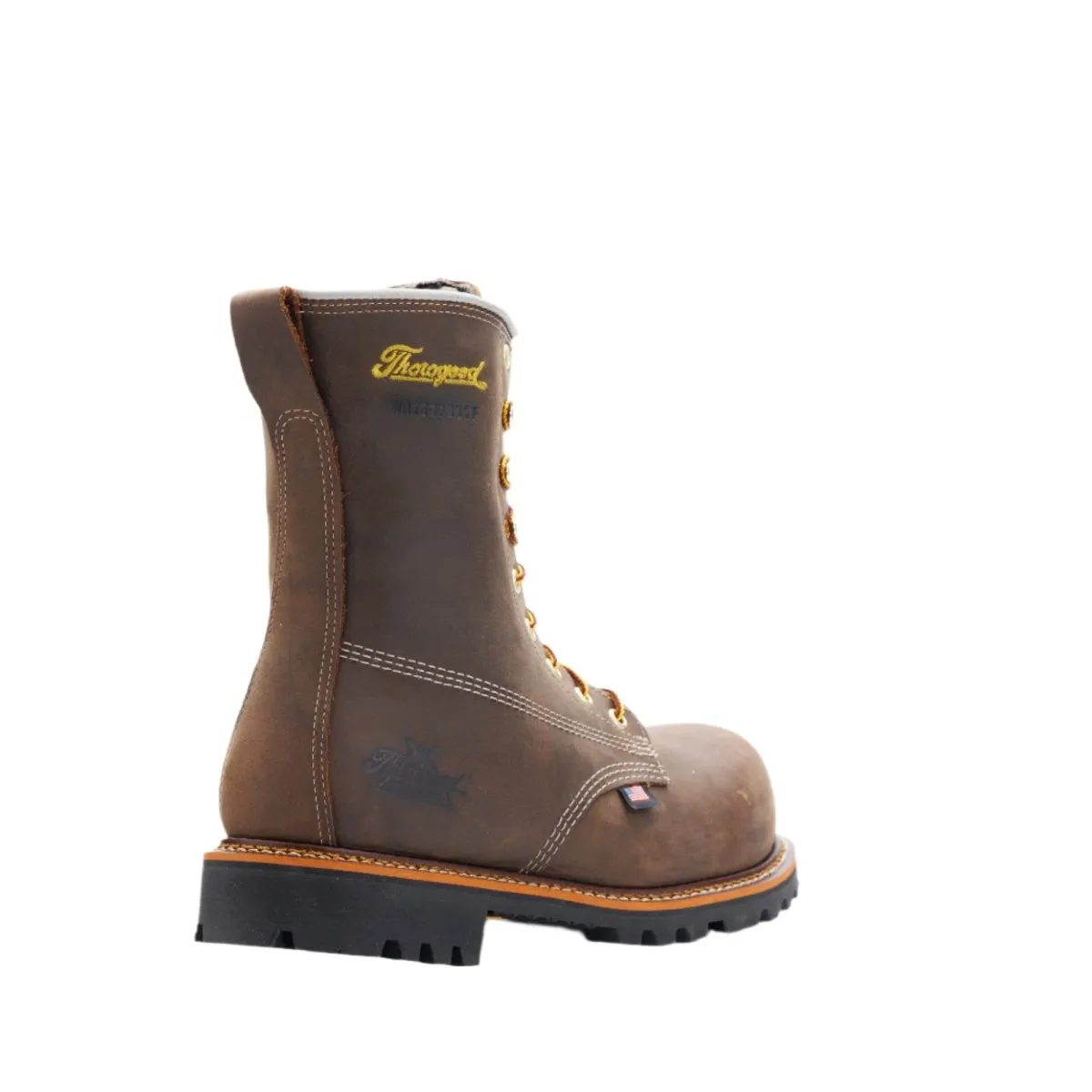 Thorogood Men's 8" American Legacy Series Crazy Horse Waterproof Nano Comp Toe Work Boot