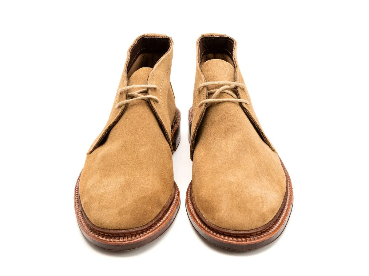 Unlined Chukka Boot Tan Suede E-width