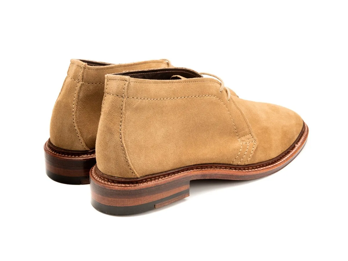 Unlined Chukka Boot Tan Suede E-width