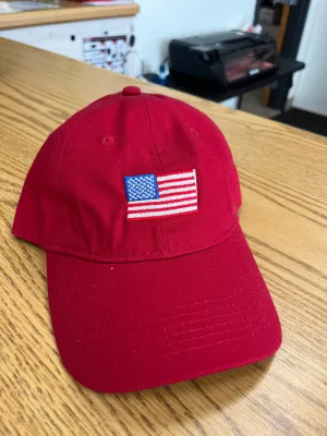 USA Flag Soft Brushed Canvas Hat