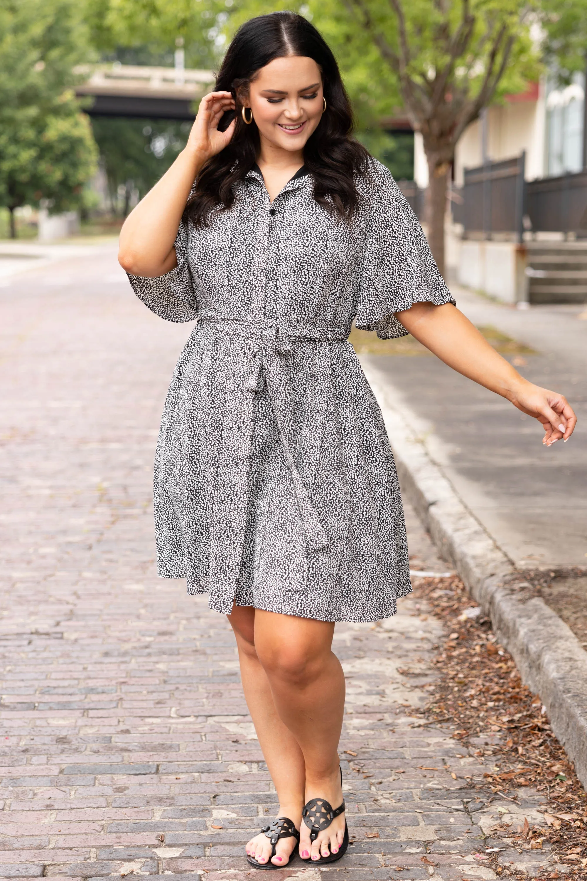 Very Busy Dress, Black