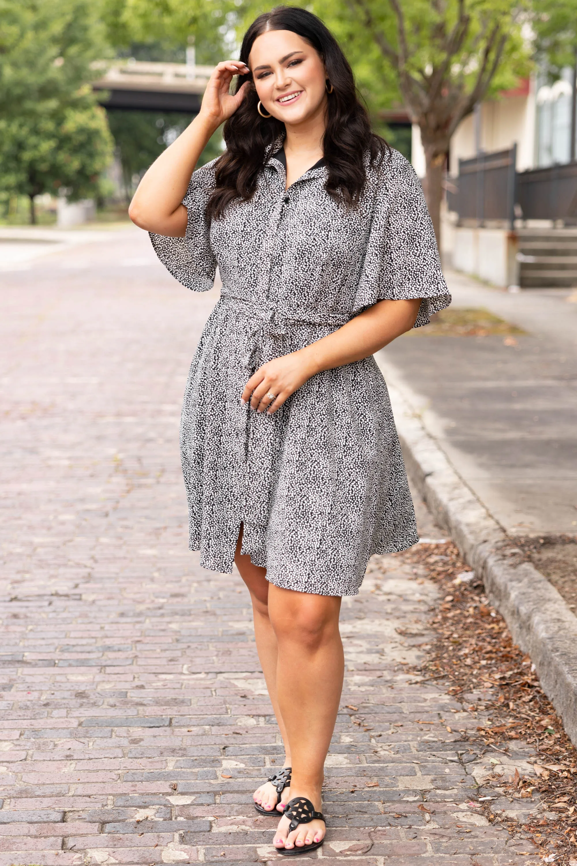 Very Busy Dress, Black