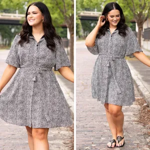 Very Busy Dress, Black