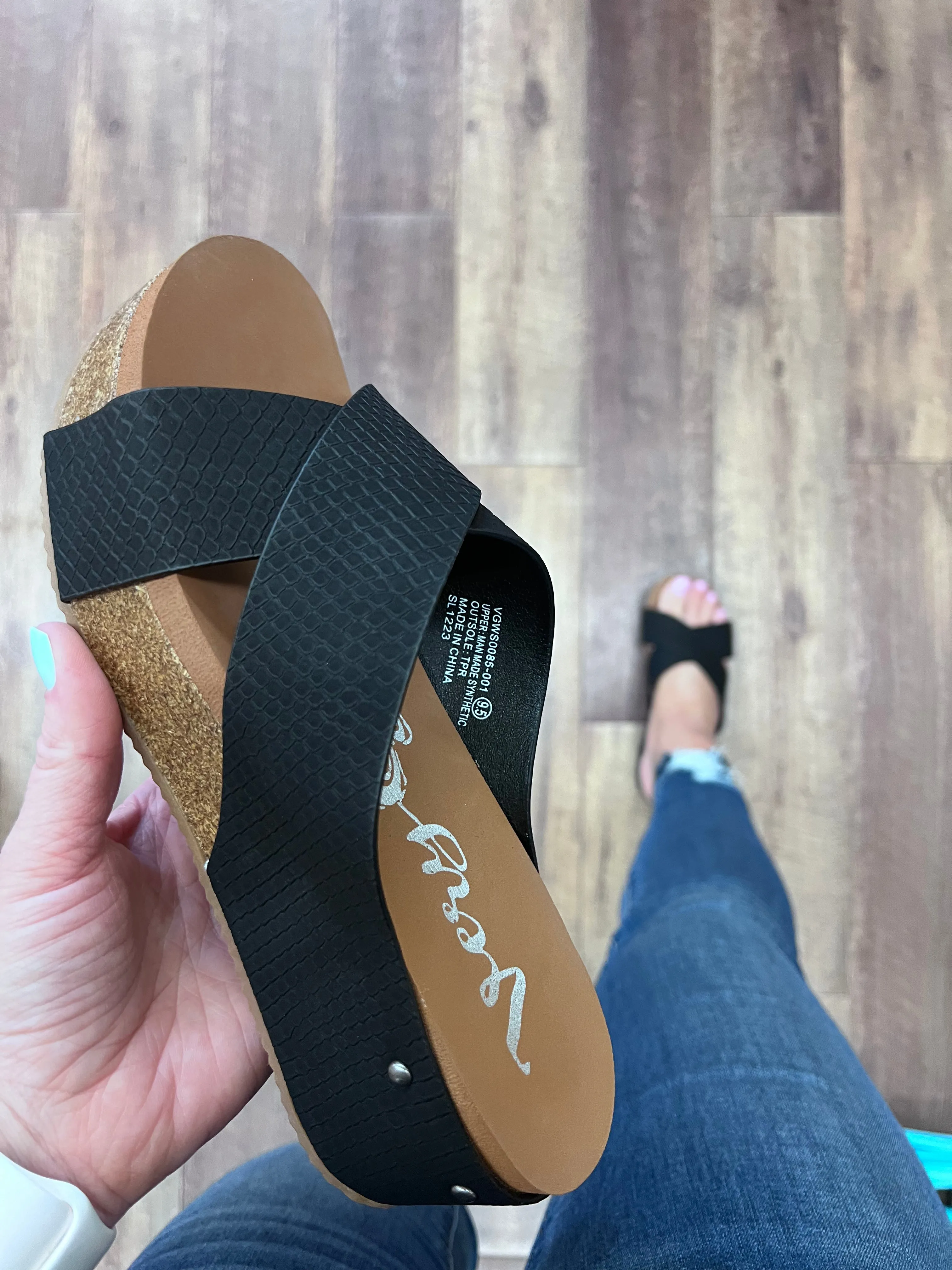 Very G Hero Sandal in Black FINAL SALE