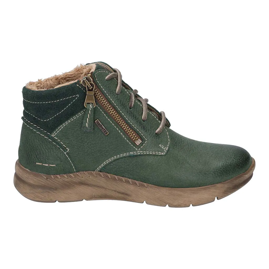 Waterproof Soft Nubuck Side Zip  Shoe - Green