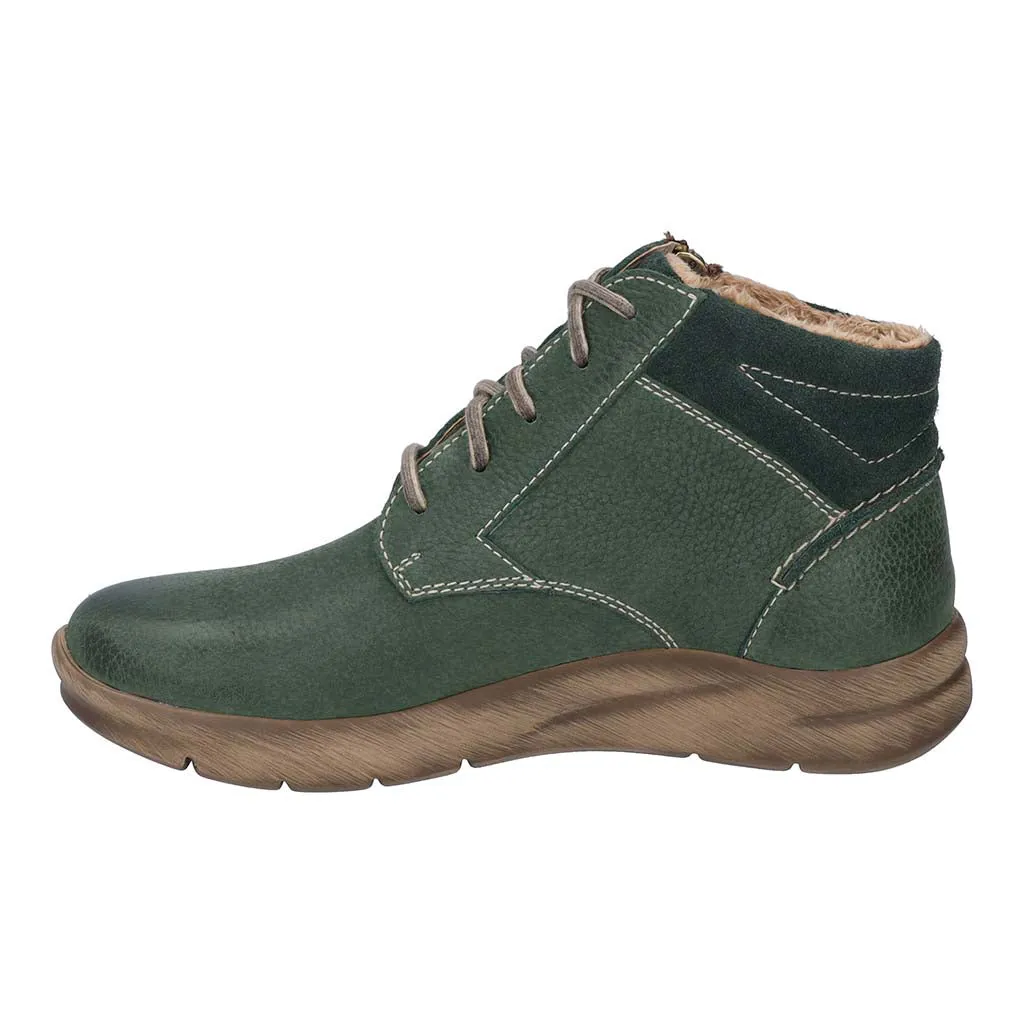 Waterproof Soft Nubuck Side Zip  Shoe - Green