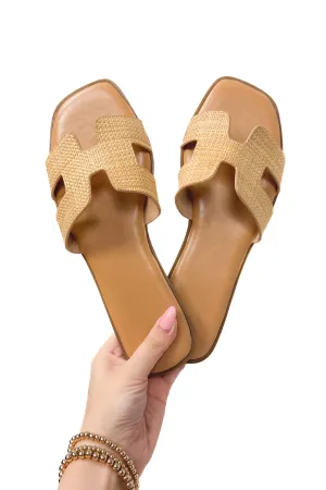 Weekend Getaway Raffia Sandals