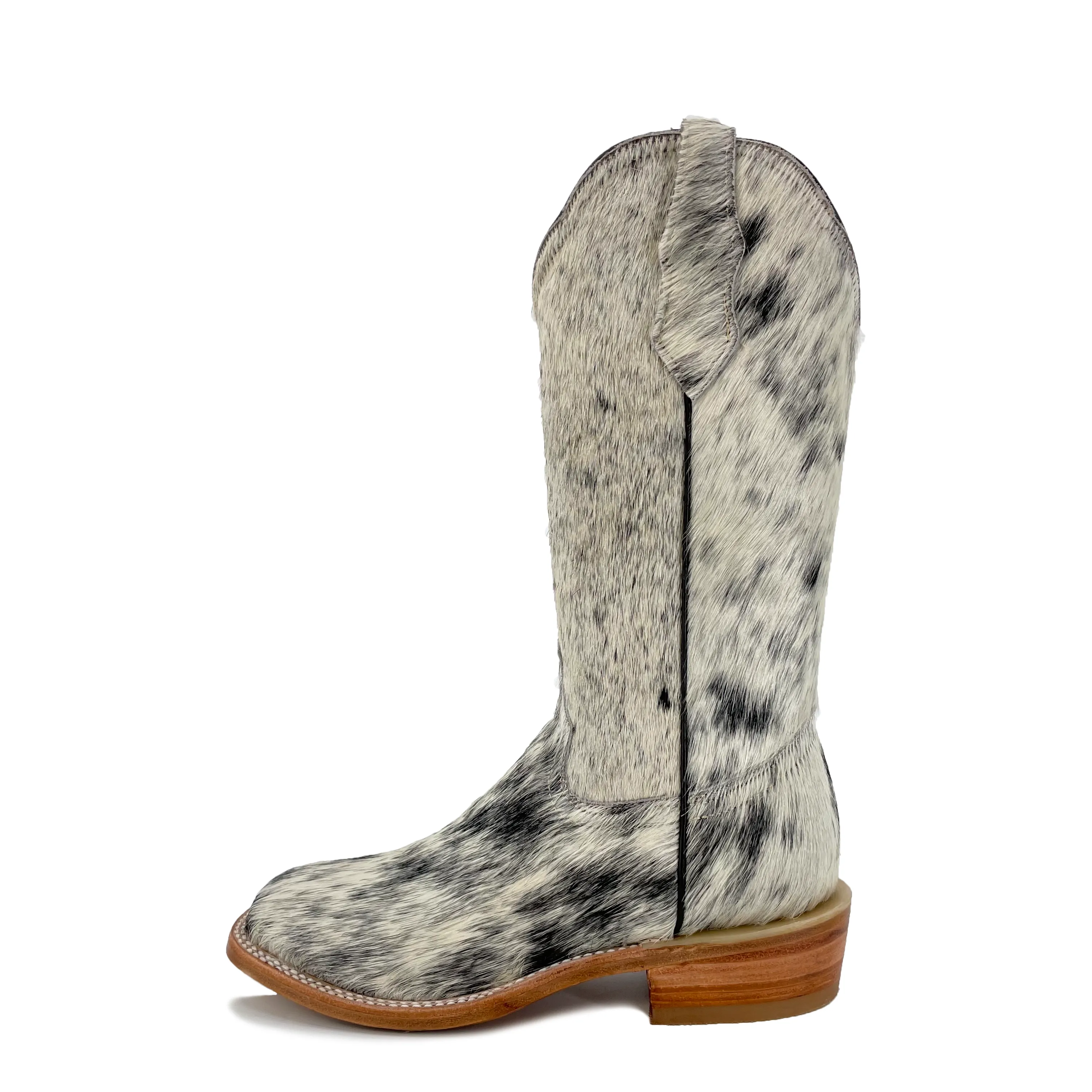 Women's Bulldog Cowhide Boots - Natural