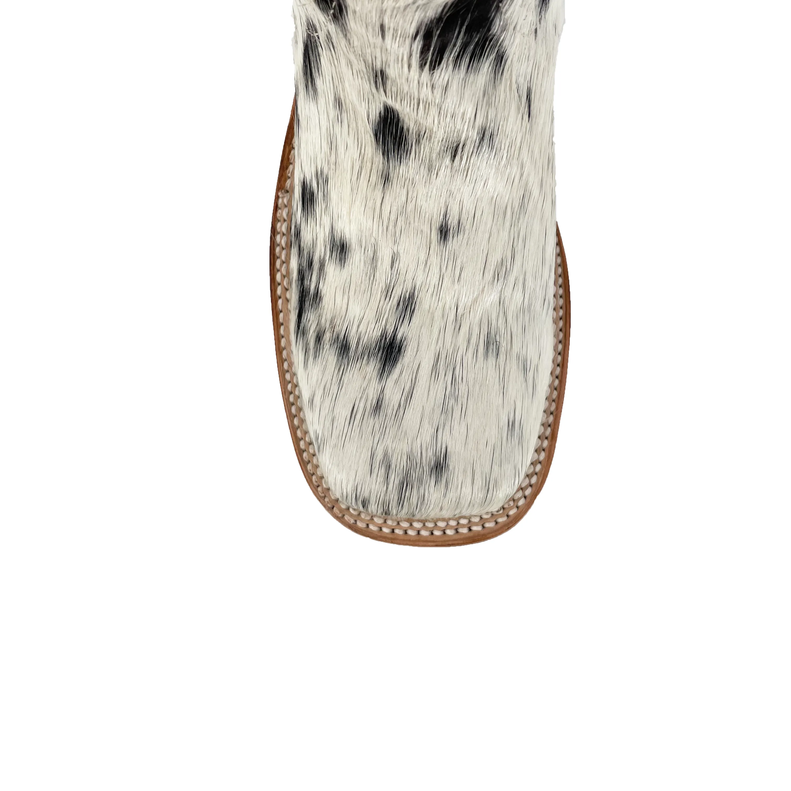 Women's Bulldog Cowhide Boots - Natural