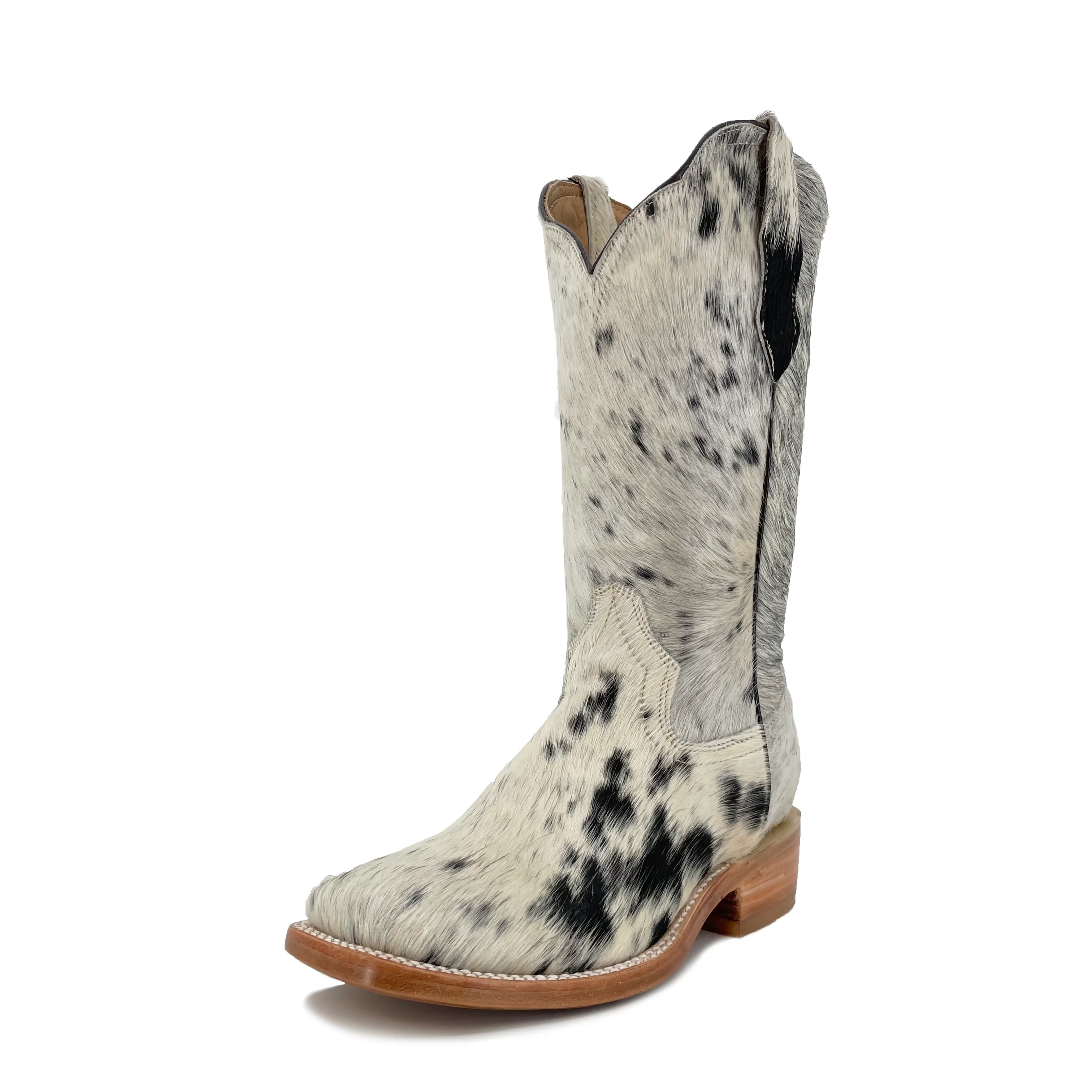 Women's Bulldog Cowhide Boots - Natural